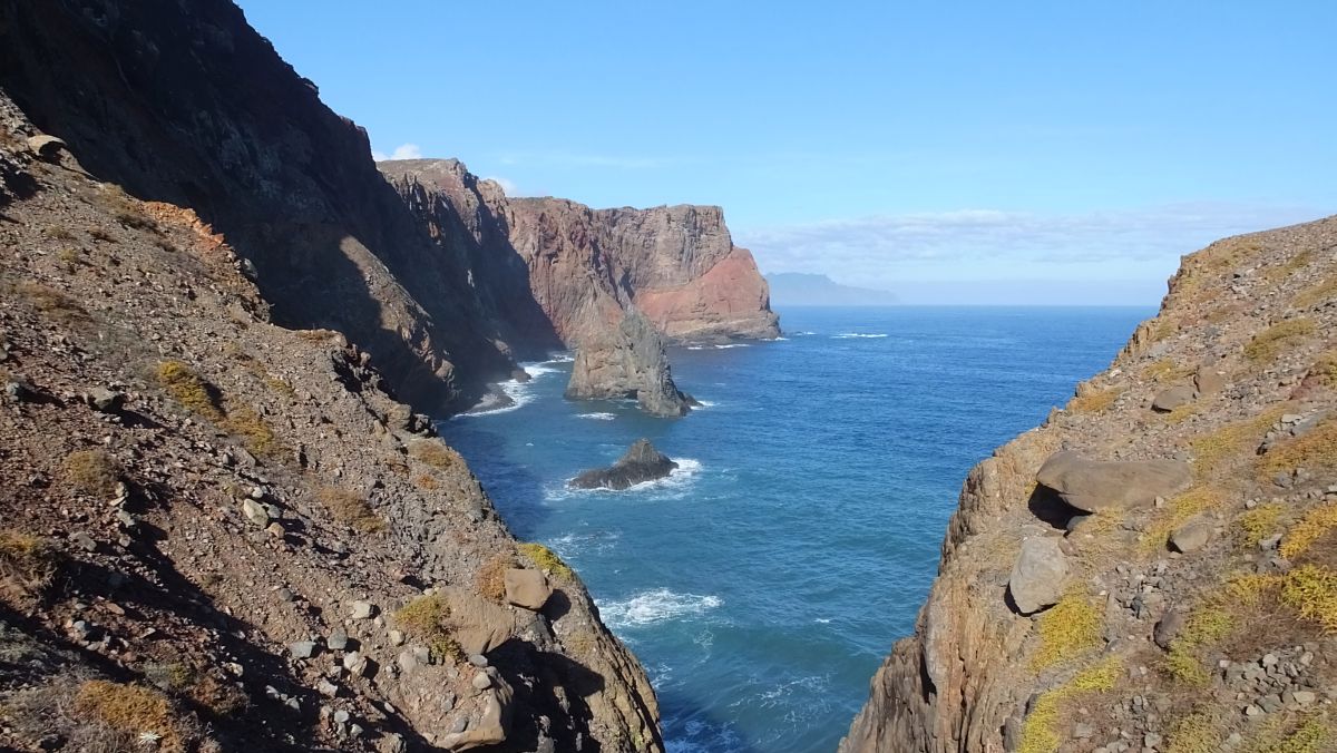 Steilküste am Ponta de São Lourenço 