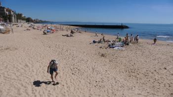 Strand in Estoril, hier bleiben wir eine Weile