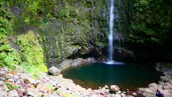 Wasserfall am Caldeirão Verde