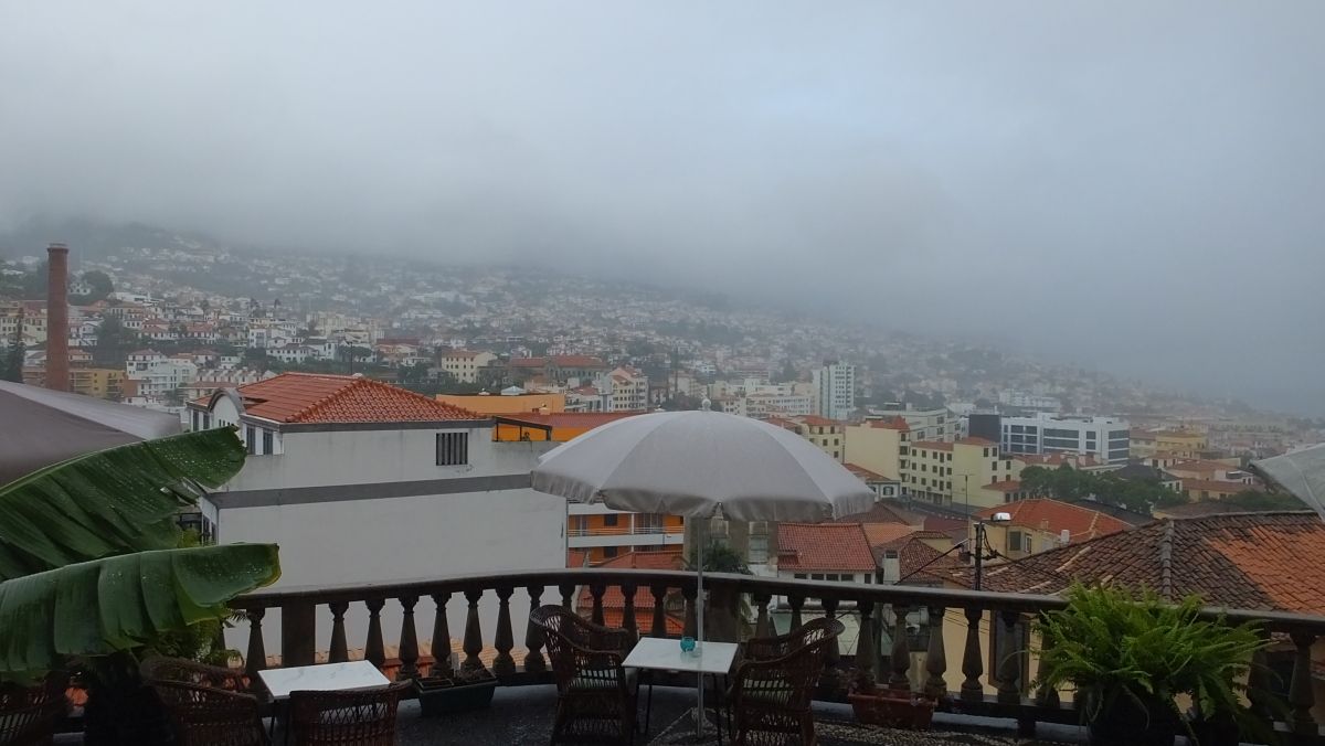 zurück in Funchal- Regen!