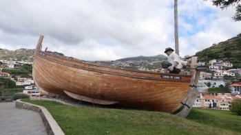Denkmal als Erinnerung an die Fischer von Câmara de Lobos