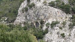 Viadukt einer alten Wasserleitung, hier war noch ein Geocache zu holen