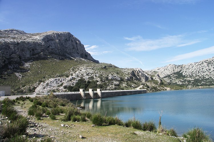 Cuber-Staudam, Startpunkt unser heutigen Wanderung