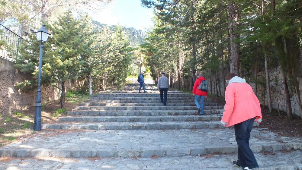 Start der Wanderung