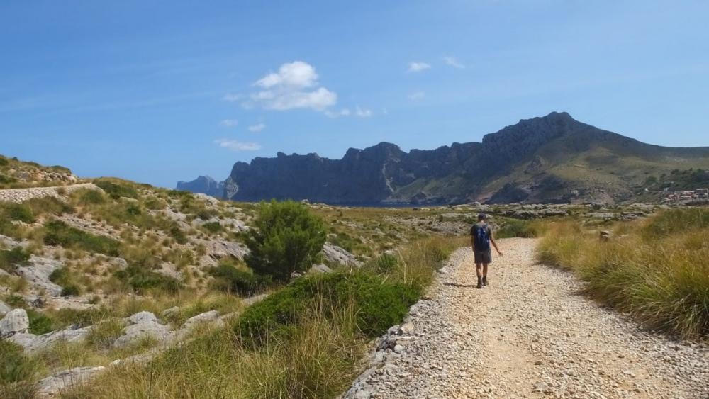 Straße zu den Coves Blanques, von republikanischen Kriegsgefangenen erbaut wurde