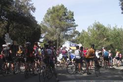 unfreiwilliger Stop- Radrennen