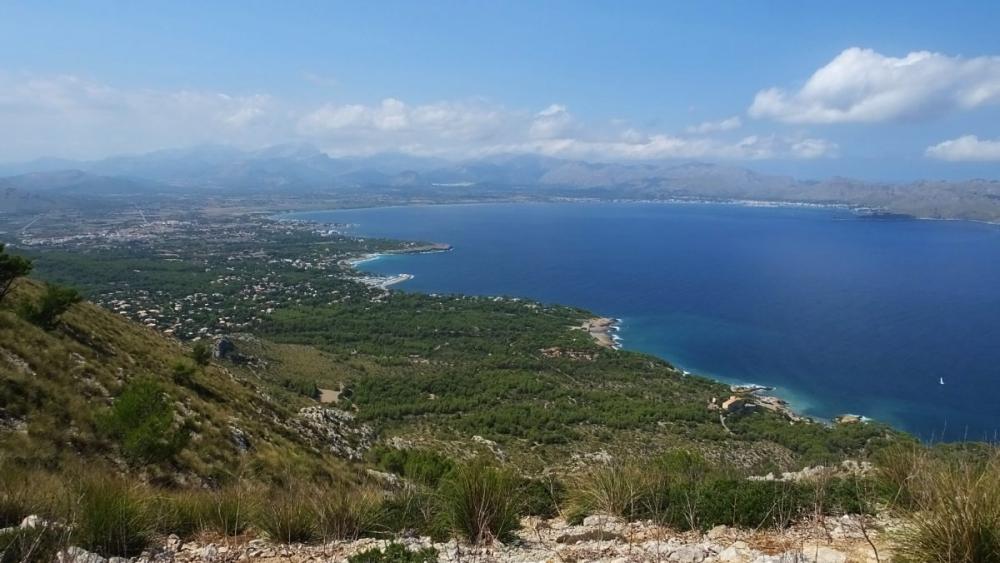 die Bucht von Port de Pollença