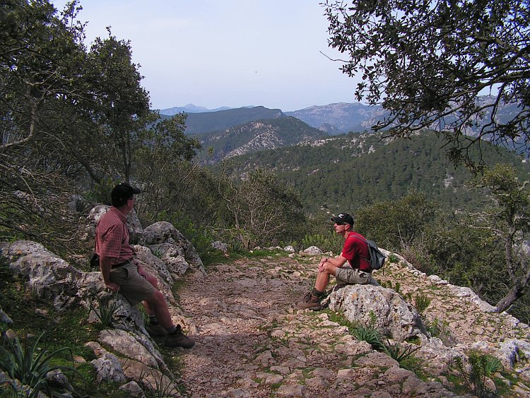 Rast auf dem Weg zum Castell de Alaro