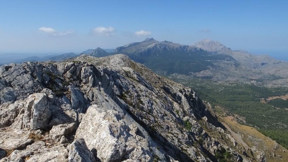 Blick hinüber zum Puig Major