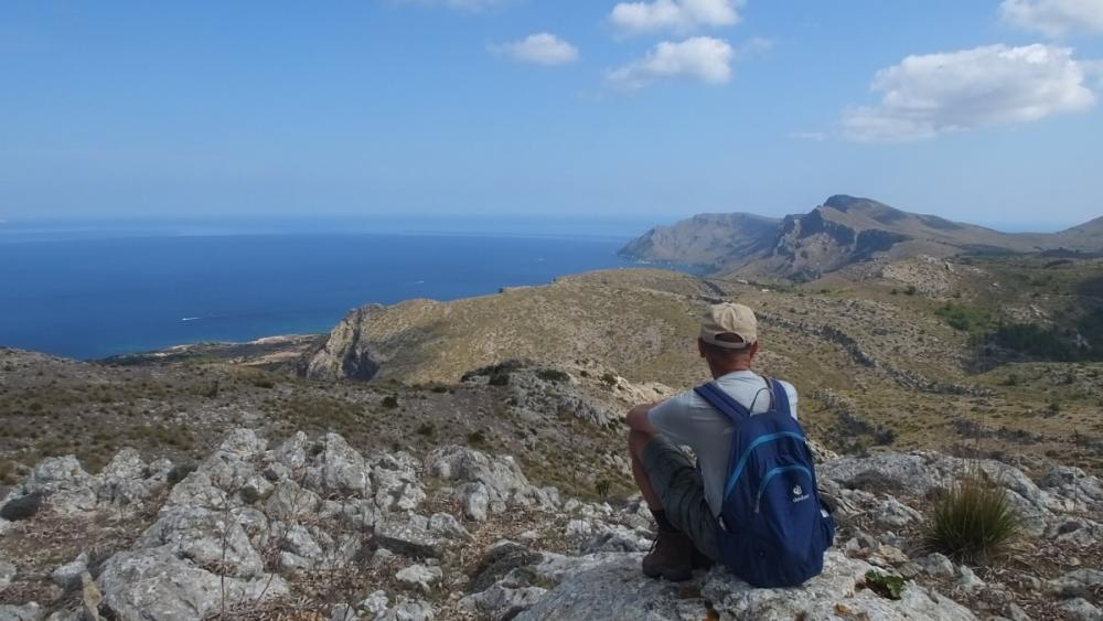 Aussicht auf die Serres de Llevant