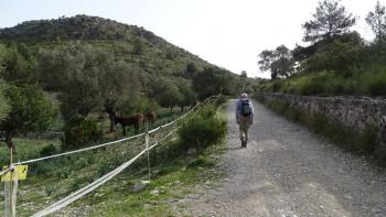 Beginn der Wanderung