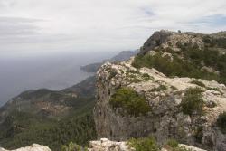 Höhenweg, steiler Abhang