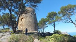 der Turm am Punta de Deià (Torre de sa Pedrissa)
