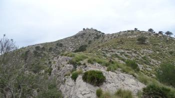 Blick zurück zum Talaia d’Alcúdia
