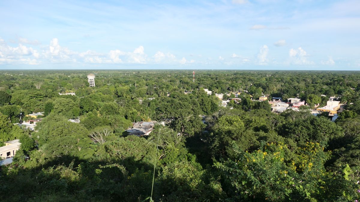 Blick von der Pyramide