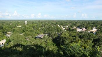 Blick von der Pyramide