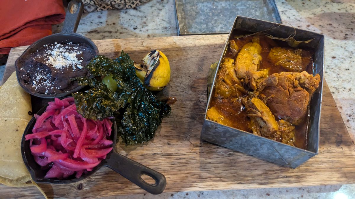 üppiges Abendessen