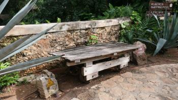Hacienda Mucuyché, auf diesen Wagen wurde einst Sisal transportiert