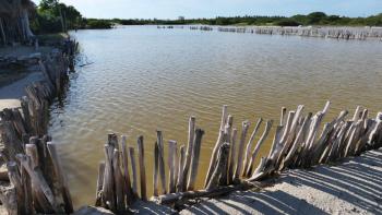 Saline an der Laguna Rosada