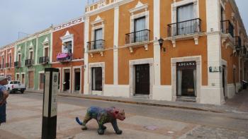 Altstadt Campeche mit Jaguar
