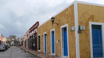 die bunten Häuser von Campeche