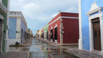 Altstadt Campeche nach einem Regenschauer