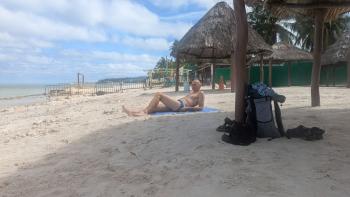 fauler Vormittag am Strand