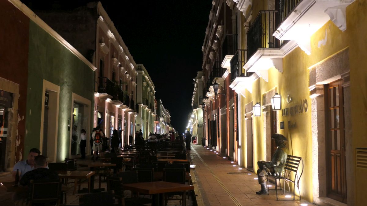 abendliche Gassen Campeche