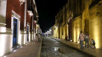 abendliche Gassen Campeche