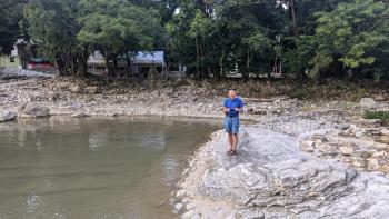 Fluss am Hotel, Rio Chacamax