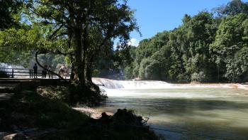 unterer Katarakt der Agua Azul Wasserfälle