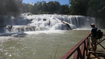 unterer Katarakt der Agua Azul Wasserfälle