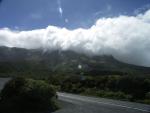 Taranaki, eigentlich der schönste Vulkan Neuseelands. Ein Blick war uns nicht vergönnt.