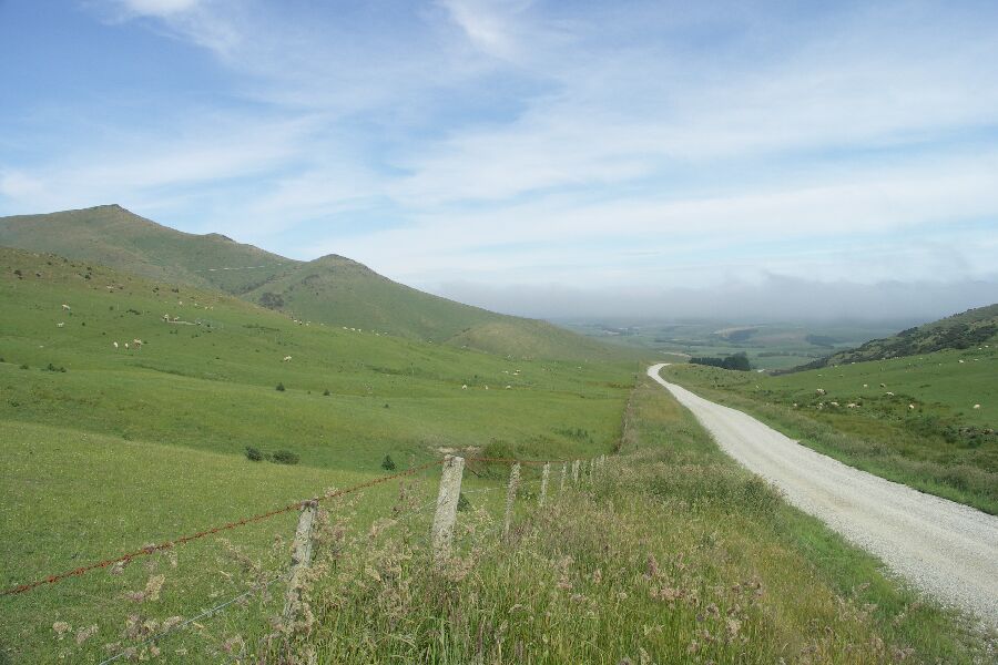 Auf dem Weg nach Westen, eine der vielen graveled roads...