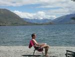 Lutz am Lake Wanaka nach dem erfrischenden Bad