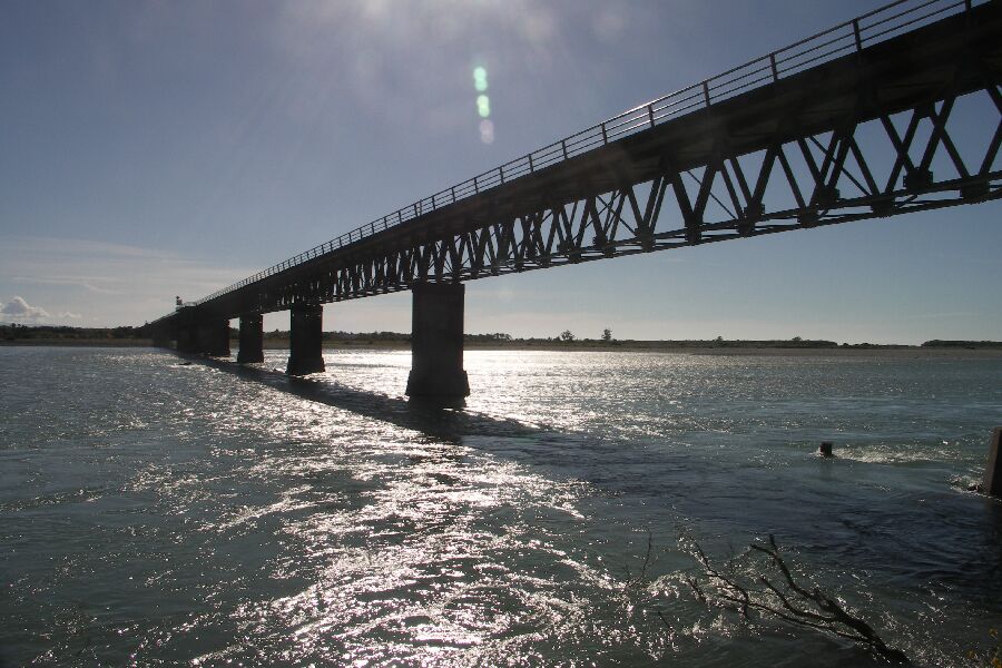 Brücke über den Haast River (one lane)