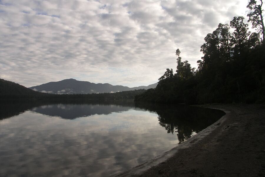 Morgens am Lake Paringa