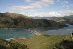 Cable bay, hier wurde damals das erste Überseekabel Neuseeland verlegt.