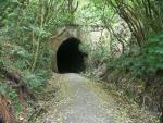 Noch ein Tunnel, der hier allerdings von einer stillgelegten Bahn