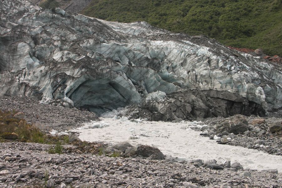 Gletscherbach des Fox-Glaciers