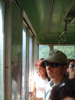 in der Seilbahn