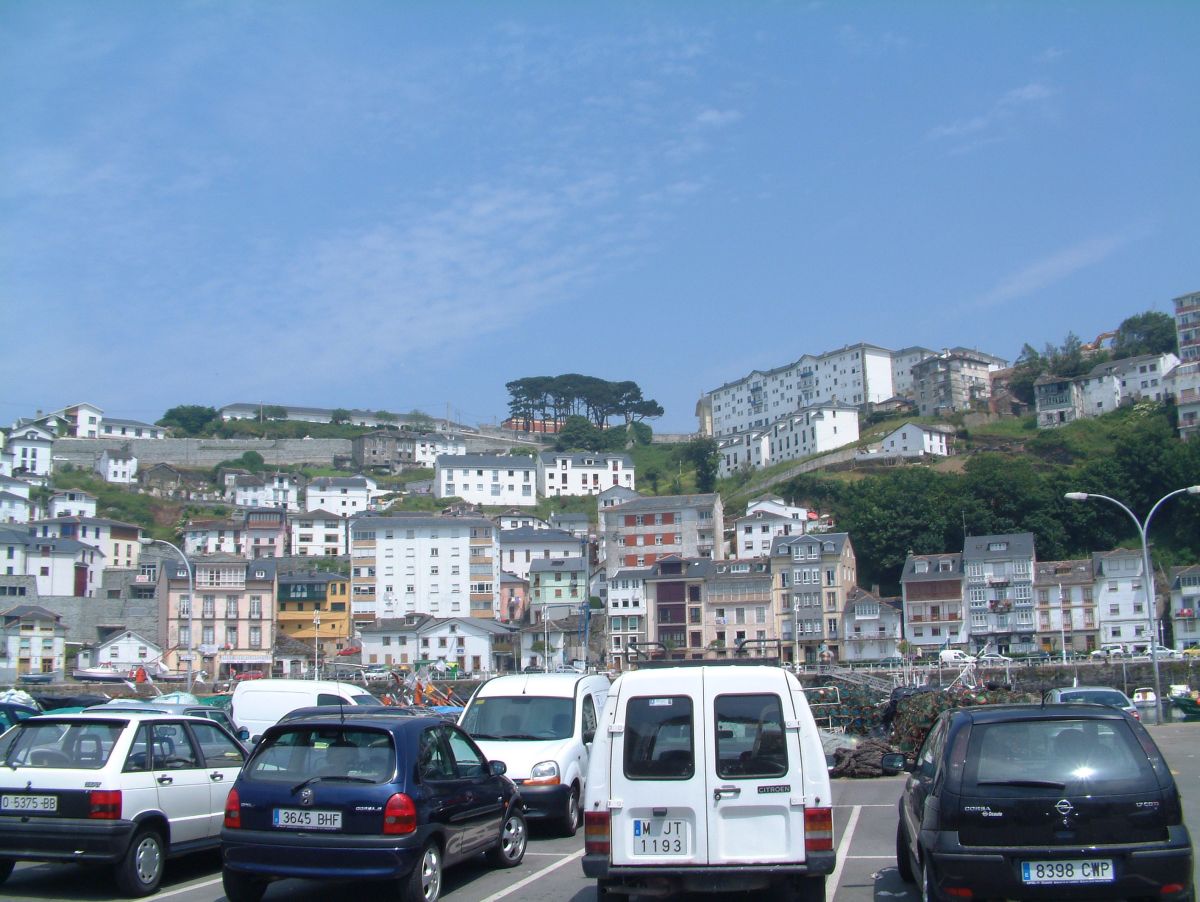 Blick auf Luarca