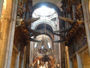 in der Kathedrale von Santiago de Compostela