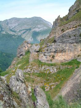 Auf dem Weg von Posada der Valdeon zur Santuario Virgen de Covadonga