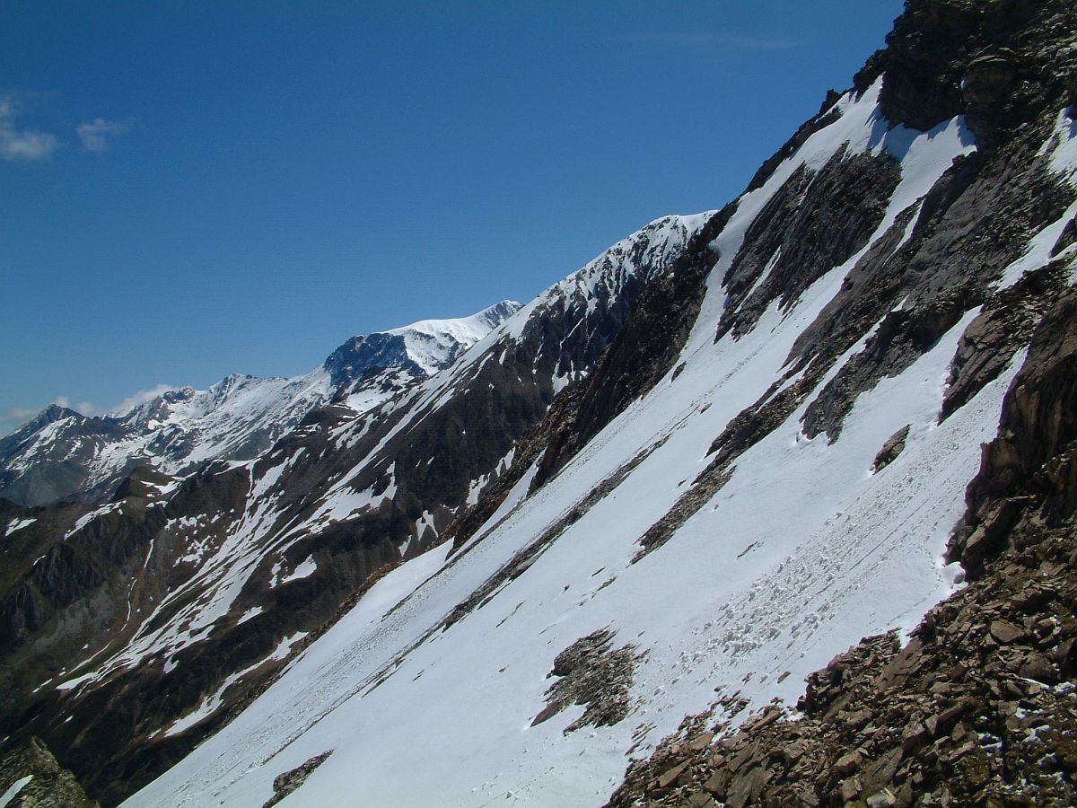 Abhang an der Schöberspitze