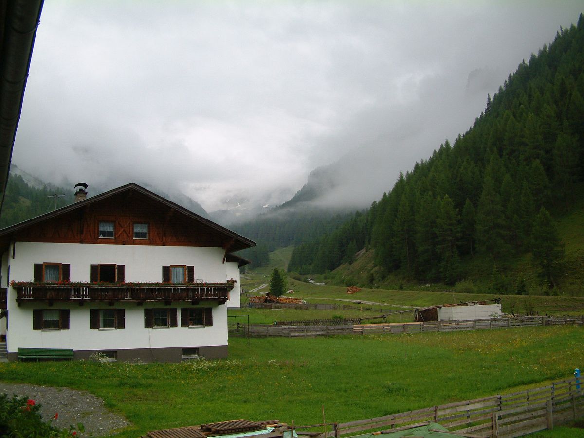 schlechtes Wetter in Schmirn