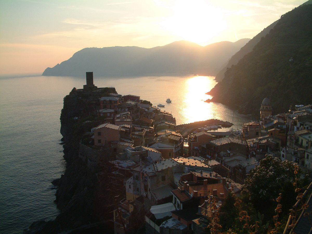 Abend über Vernazza