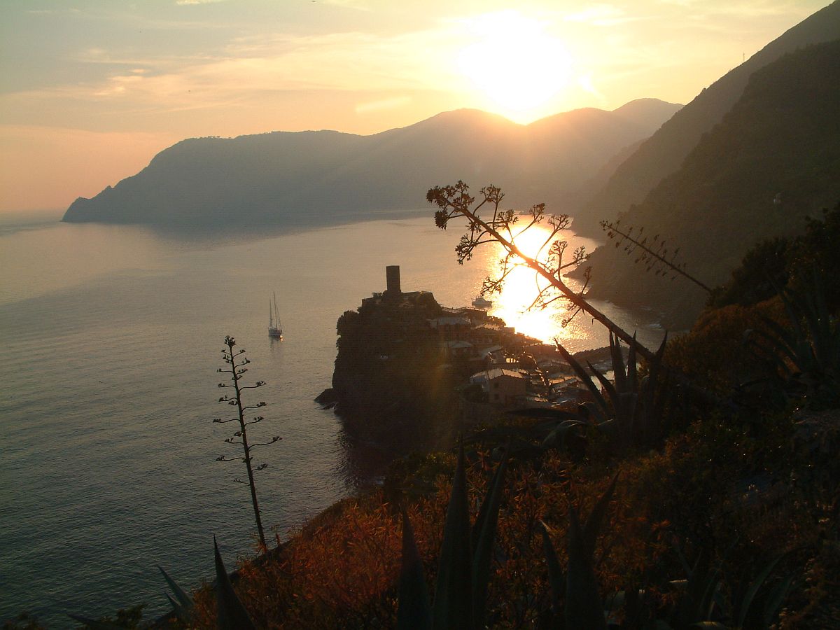 Abend über Vernazza