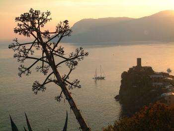 Abend über Vernazza