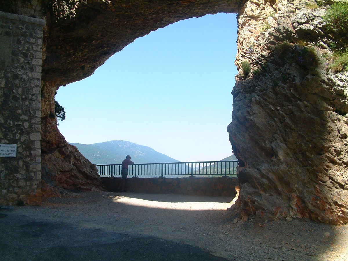 Ausguck am Tunel de Fayet